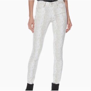 Paige Hoxton Ankle Snakeskin print stretch Jeans Size 29